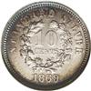 Image 2 : 1869 10C Standard Silver Ten Cents, Judd-696, Pollock- 