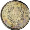 Image 2 : 1870 10C Standard Silver Ten Cents, Judd-864, Pollock- 