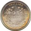 Image 2 : 1870 25C Standard Silver Quarter Dollar, Judd-877, Pol 