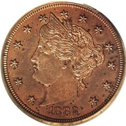 1882 5C Liberty Head Five Cents, Judd-1691, Pollock-18 