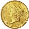 Image 1 : 1849-O G$1 MS64 PCGS. Deep mustard-gold and plum tonin 