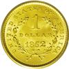 Image 2 : 1852 G$1 MS65 PCGS. Although more than 2 million piece 