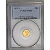 Image 3 : 1852-D G$1 MS61 PCGS. Variety 4-F. Although the Dahlon 