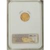 Image 4 : 1854 G$1 Type Two MS62 NGC. This 1854 gold dollar disp 