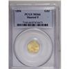 Image 3 : 1856 G$1 Slanted 5 MS66 PCGS. Similar to Large cents o 