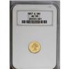 Image 3 : 1857-S G$1 AU58 NGC. This is a surprisingly scarce dat 