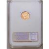 Image 2 : 1884 G$1 MS64 NGC. A flashy yellow piece with strawber 