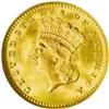 1889 G$1 MS66 NGC. Rich gold in color and flashy throu 