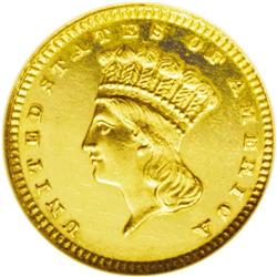 1885 G$1 PR63 NGC. In his book United States Gold Coin 