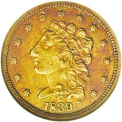 1839-C $2 1/2 XF40 ANACS. McCloskey-B, Breen-6149 R.4. 