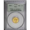 Image 3 : 1846 $2 1/2 MS61 PCGS.From The Derrick Snider Collecti 