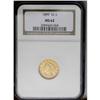 Image 1 : 1899 $2 1/2 MS62 NGC. Deep honey-gold surfaces with si 