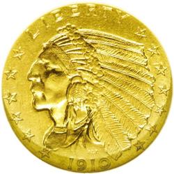 1910 $2 1/2 MS64 NGC. The mattelike surfaces are khaki 