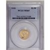 Image 3 : 1910 $2 1/2 MS65 PCGS. Rich orange toning graces the r 