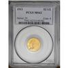 1911 $2 1/2 MS62 PCGS. With a mintage of 704,000 piece 