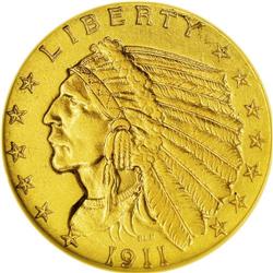 1911-D $2 1/2 --Cleaned--ANACS. AU55 Details. Bold mint 