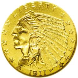 1911-D $2 1/2 --Cleaned--ANACS. AU55 Details. Boldly de 