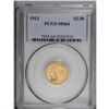 Image 3 : 1913 $2 1/2 MS64 PCGS. A nicely produced coin, with at 