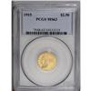 1915 $2 1/2 MS63 PCGS. Select and lustrous with green- 