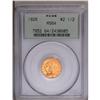 Image 1 : 1928 $2 1/2 MS64 PCGS. The rich orange-gold fields con 