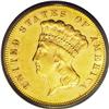 Image 1 : 1870 $3 AU55 PCGS.From The Derrick Snider Collection. 