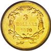 Image 2 : 1870 $3 AU55 PCGS.From The Derrick Snider Collection. 
