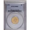 Image 3 : 1871 $3 MS62 PCGS. Any Uncirculated three dollar piece 