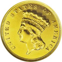 1881 $3 --Cleaned--ANACS. AU55 Details. The 1881 has a 