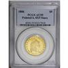 Image 3 : 1806 $5 Pointed Top 6, 8x5 Stars AU55 PCGS. Miller-75, 