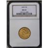 Image 1 : 1894 $5 MS63 NGC. This Select coin''s warm amber surfa 