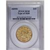 Image 3 : 1839 $10 Type of 1838, Large Letters XF45 PCGS. The He 