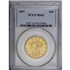 Image 3 : 1847 $10 MS62 PCGS. The most common of the No Motto ea 