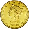 1883-CC $10 AU55 PCGS. Moderately lustrous surfaces de 