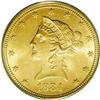 1884 $10 MS63 PCGS. Philadelphia Mint double eagle pro 