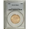 Image 3 : 1884 $10 MS63 PCGS. Philadelphia Mint double eagle pro 