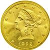 Image 1 : 1892 $10 MS64 NGC. The 1892 is one of the most common 