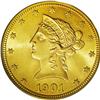 1901 $10 MS64 PCGS. This gorgeous gold type coin is pr 