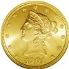 Image 1 : 1901 $10 MS64 NGC. This high quality gold type coin is 