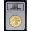 Image 3 : 1850 $20 AU55 NGC. Subtle greenish-gold color bathes e 