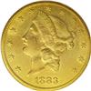 Image 1 : 1883-CC $20 AU55 PCGS. Plenty of luster remains, but t 