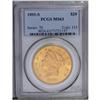 Image 3 : 1893-S $20 MS63 PCGS. This lustrous and moderately abr 