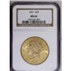 Image 3 : 1901 $20 MS65 NGC. Considerable numbers of this issue 