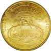 Image 2 : 1907 $20 MS65 PCGS. Smooth yellow-gold and olive field 