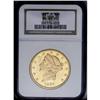 Image 1 : 1897-S $20 MS61 Prooflike NGC. The medium mirrors on t 