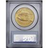 Image 2 : 1907 $20 Arabic Numerals MS63 PCGS. This satiny, straw 