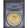 Image 1 : 1907 $20 Arabic Numerals MS64 PCGS. The lower-relief t 