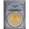 Image 3 : 1907 $20 Arabic Numerals MS65 PCGS. The satiny surface 