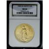 Image 3 : 1908 $20 No Motto MS64 NGC. An orange-gold piece with 