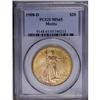 Image 3 : 1908-D $20 Motto MS65 PCGS. Bright and lustrous, with 