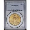Image 1 : 1909-S $20 MS64 PCGS. Well struck with pleasing straw- 